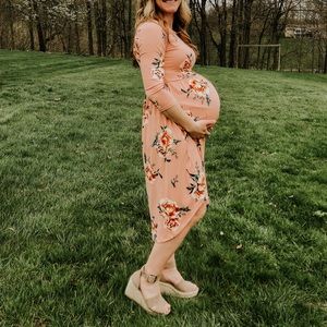 Floral Maternity (or not) Dress